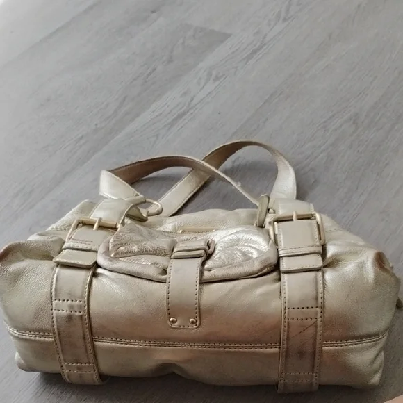 Michael Kors Metallic Leather Handbag - Picture 3 of 10
